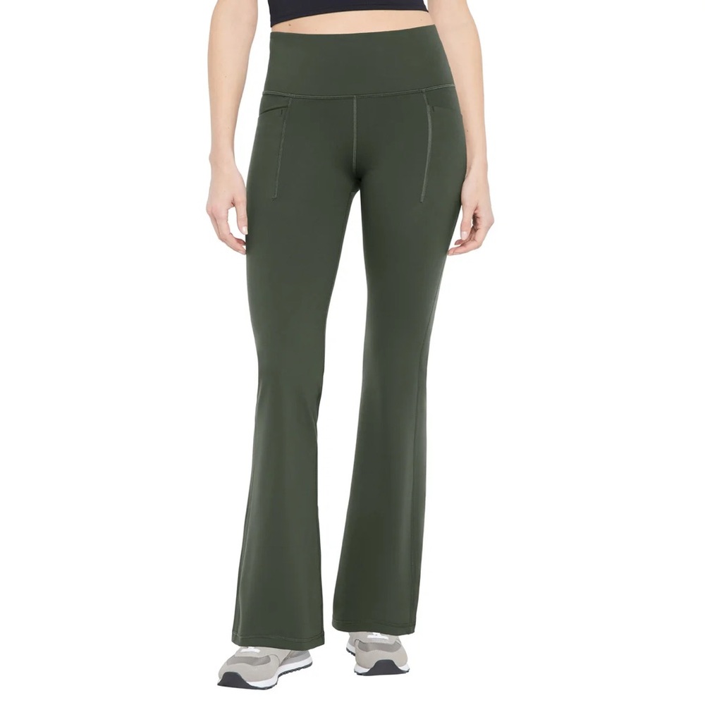 GAP Fit Olive High-Waist Flare Leggings